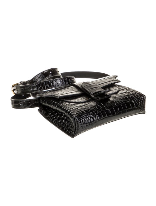 Senreve Embossed Leather Belt Bag