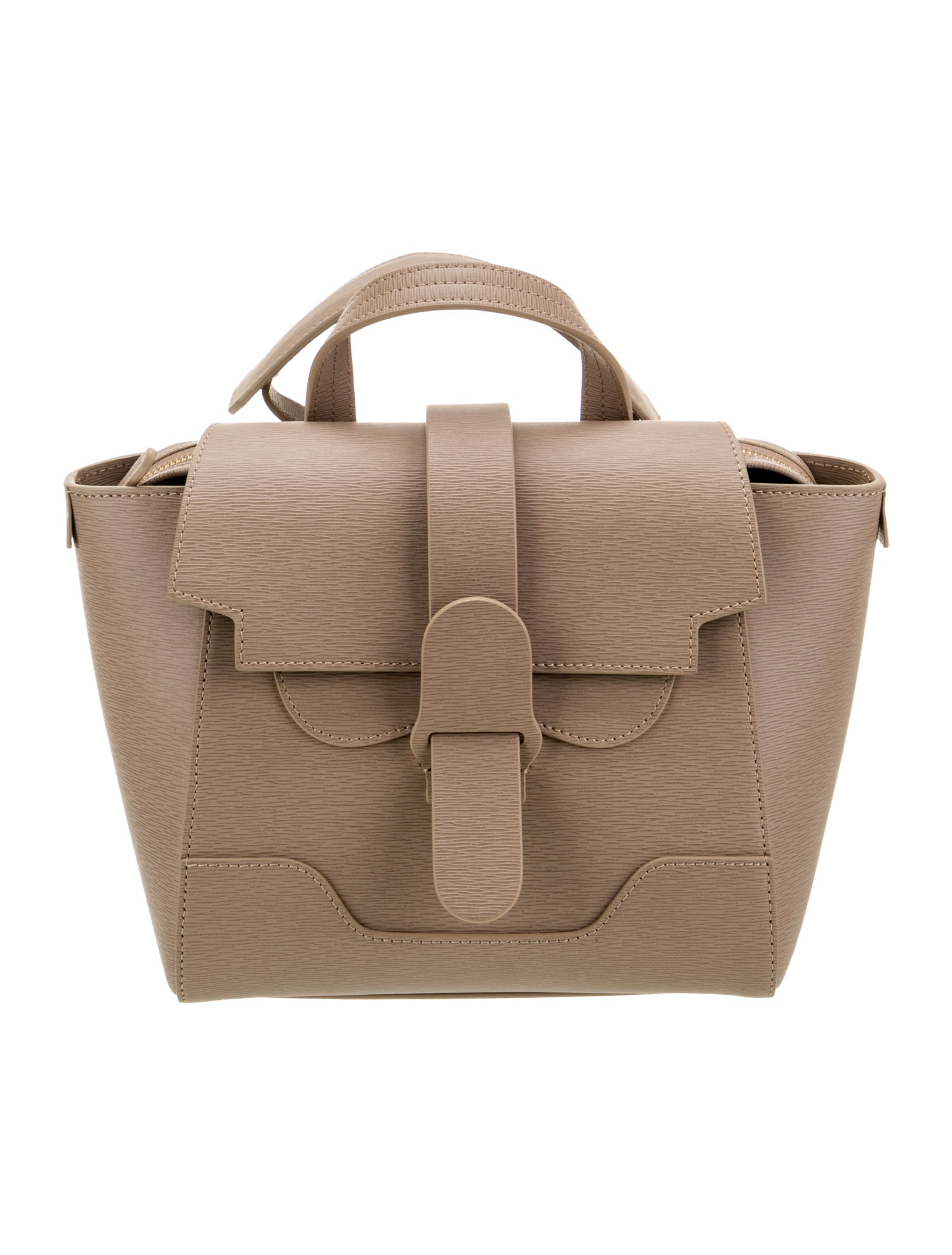 Senreve Saffiano Leather Top Handle Bag