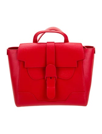 Senreve Saffiano Leather Top Handle Bag