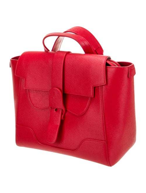 Senreve Saffiano Leather Top Handle Bag