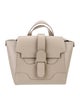 Senreve Embossed Leather Top Handle Bag