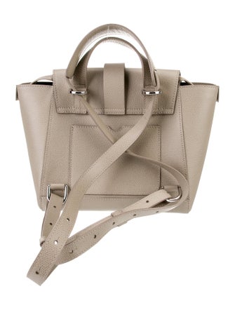 Senreve Embossed Leather Top Handle Bag