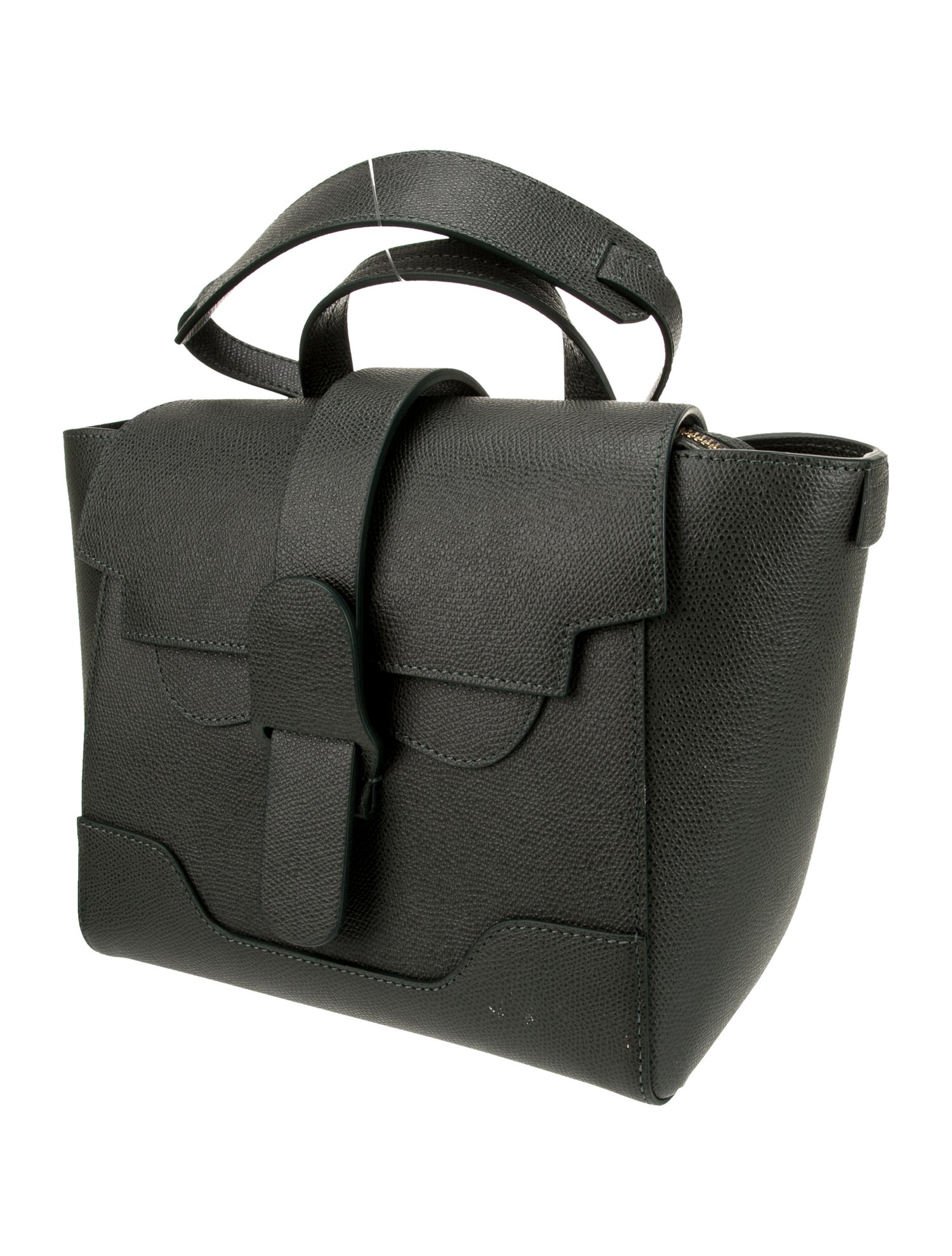 Senreve Embossed Leather Backpack