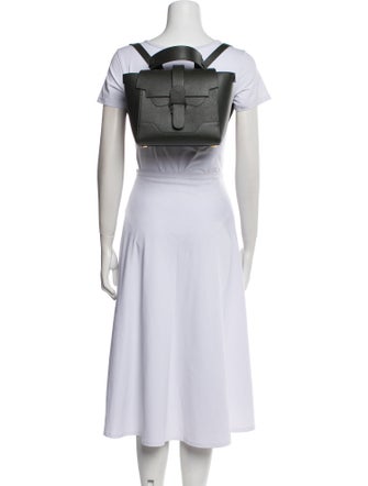 Senreve Embossed Leather Backpack