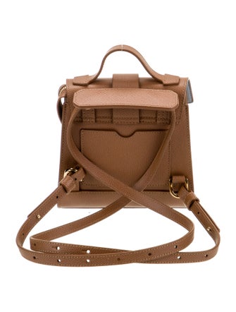 Senreve Embossed Leather Backpack