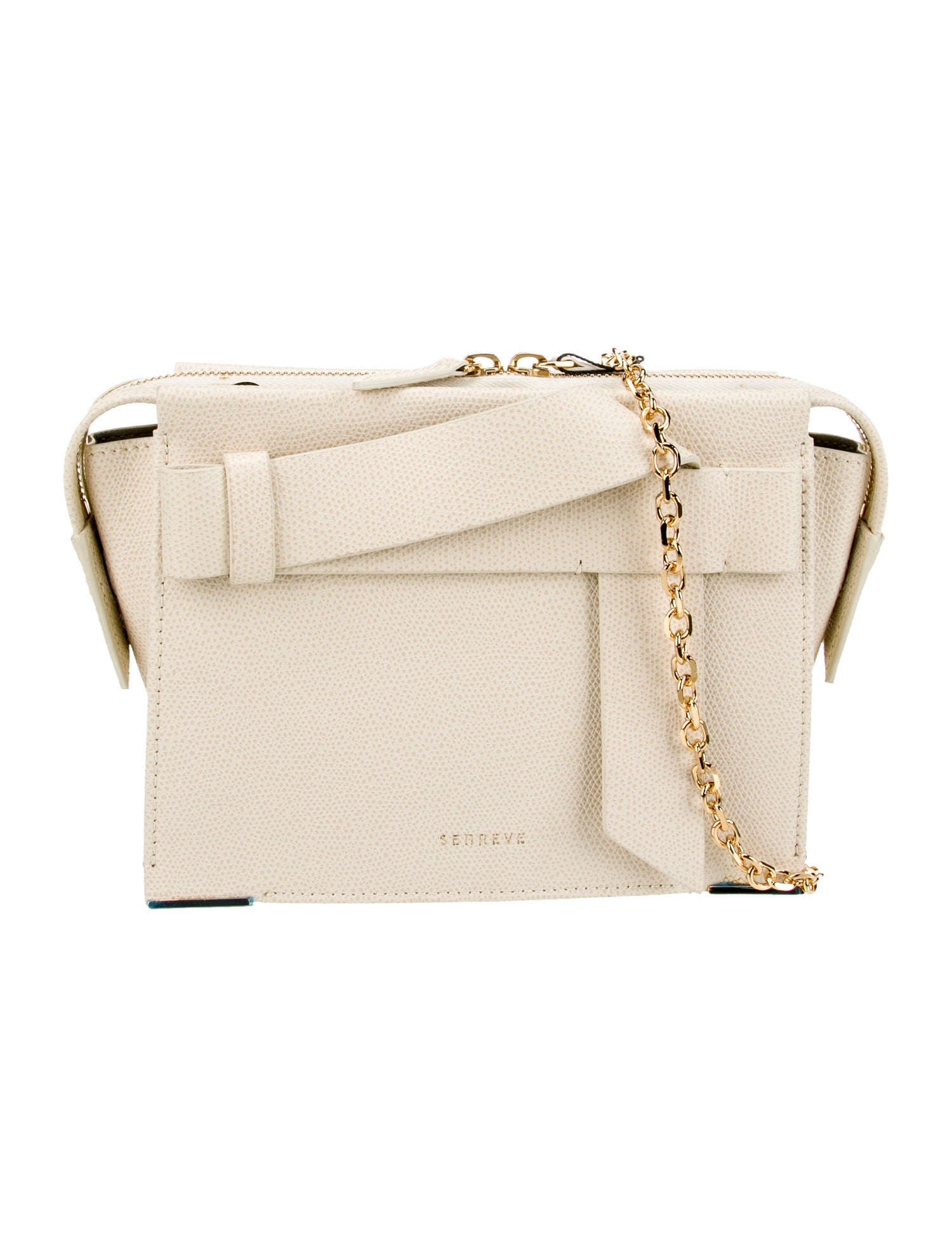 Senreve Embossed Leather Shoulder Bag