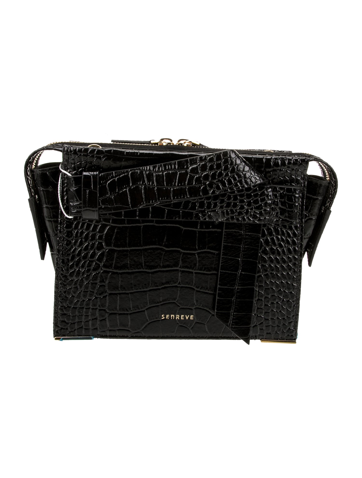 Senreve Embossed Leather Pouch