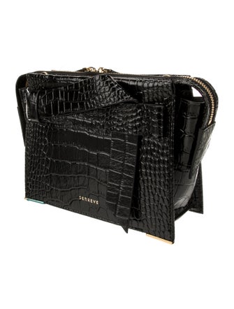 Senreve Embossed Leather Pouch