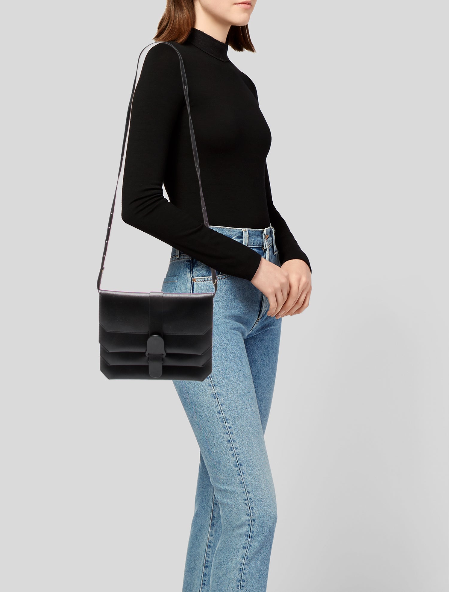 Senreve Leather Shoulder Bag
