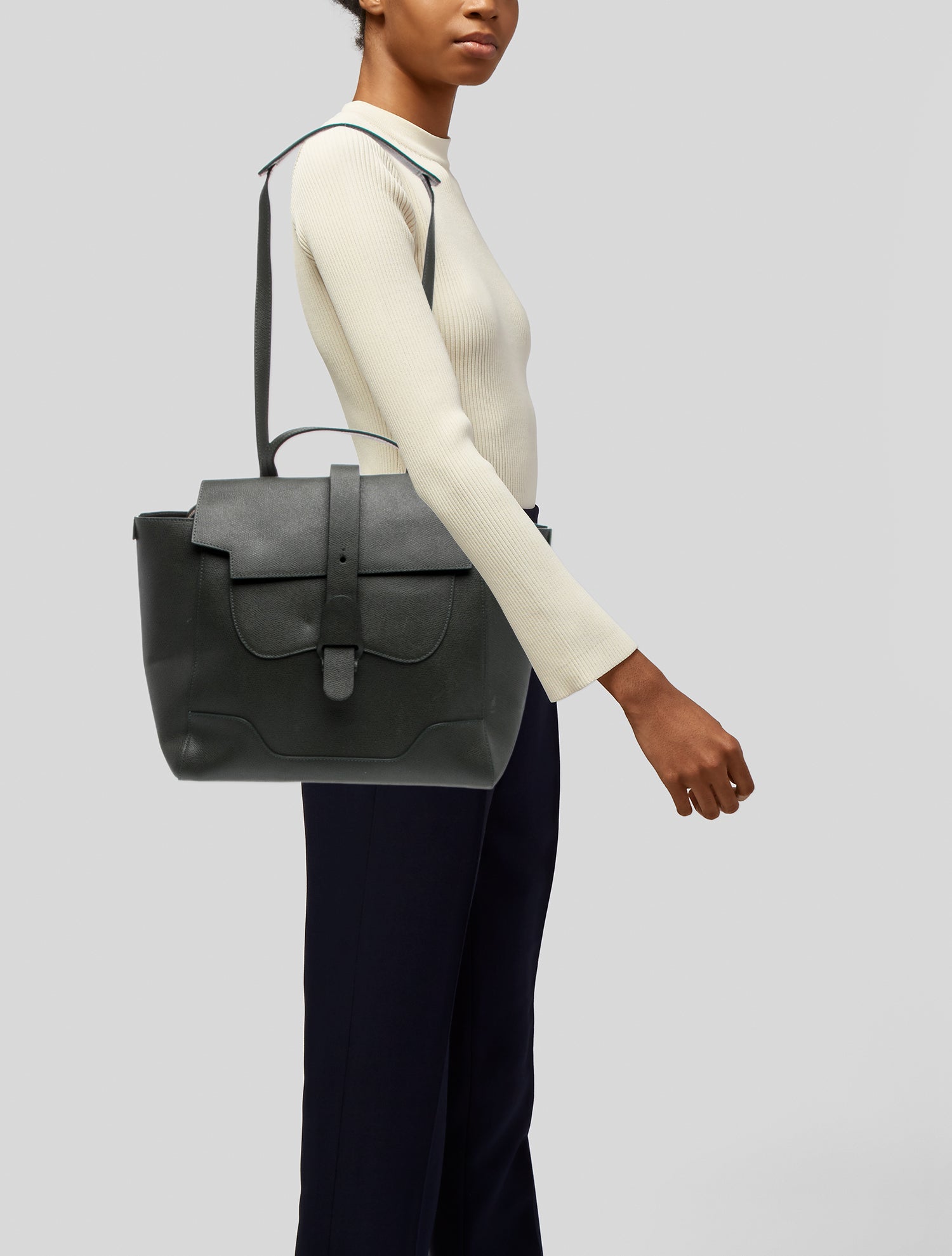 Senreve Leather Shoulder Bag