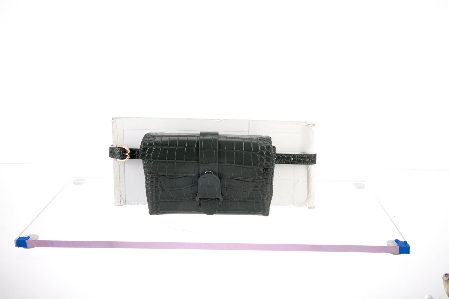 Senreve Embossed Leather Belt Bag