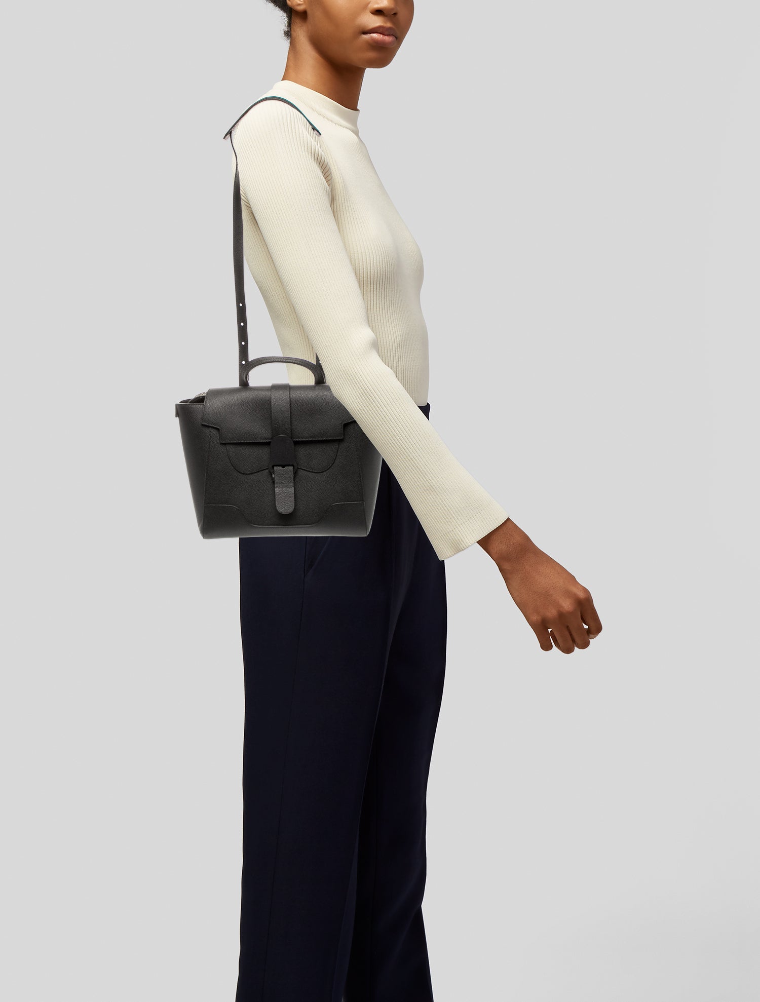 Senreve Leather Shoulder Bag