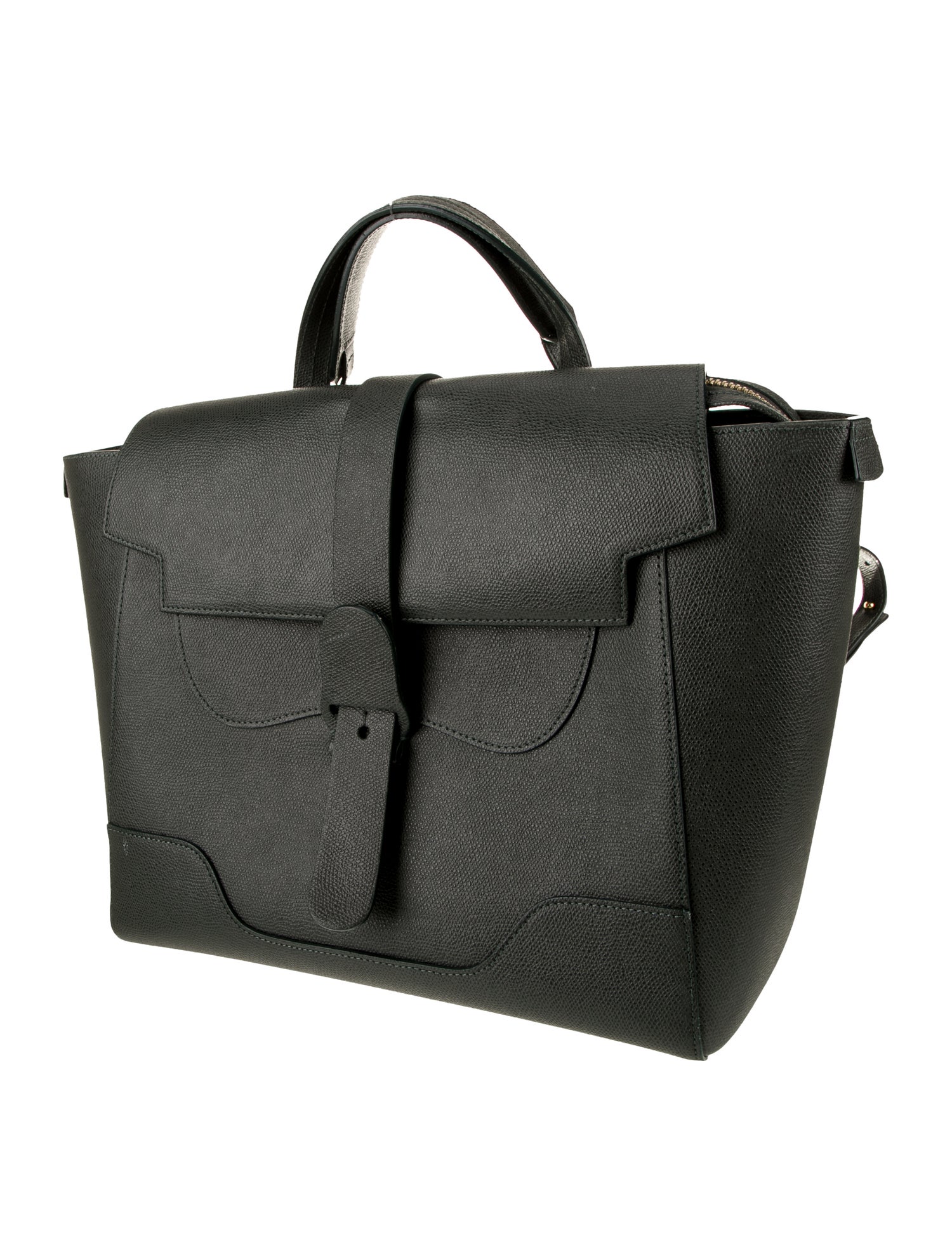 Senreve Leather Top Handle Bag
