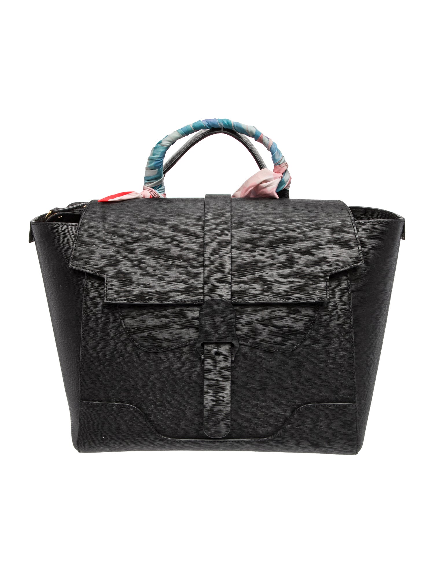 Senreve Leather Top Handle Bag