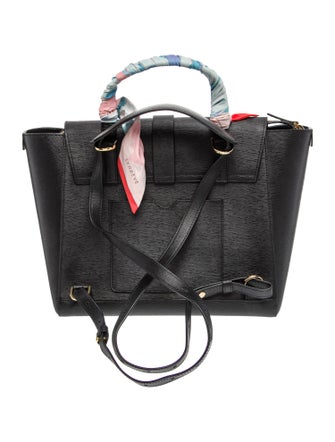 Senreve Leather Top Handle Bag