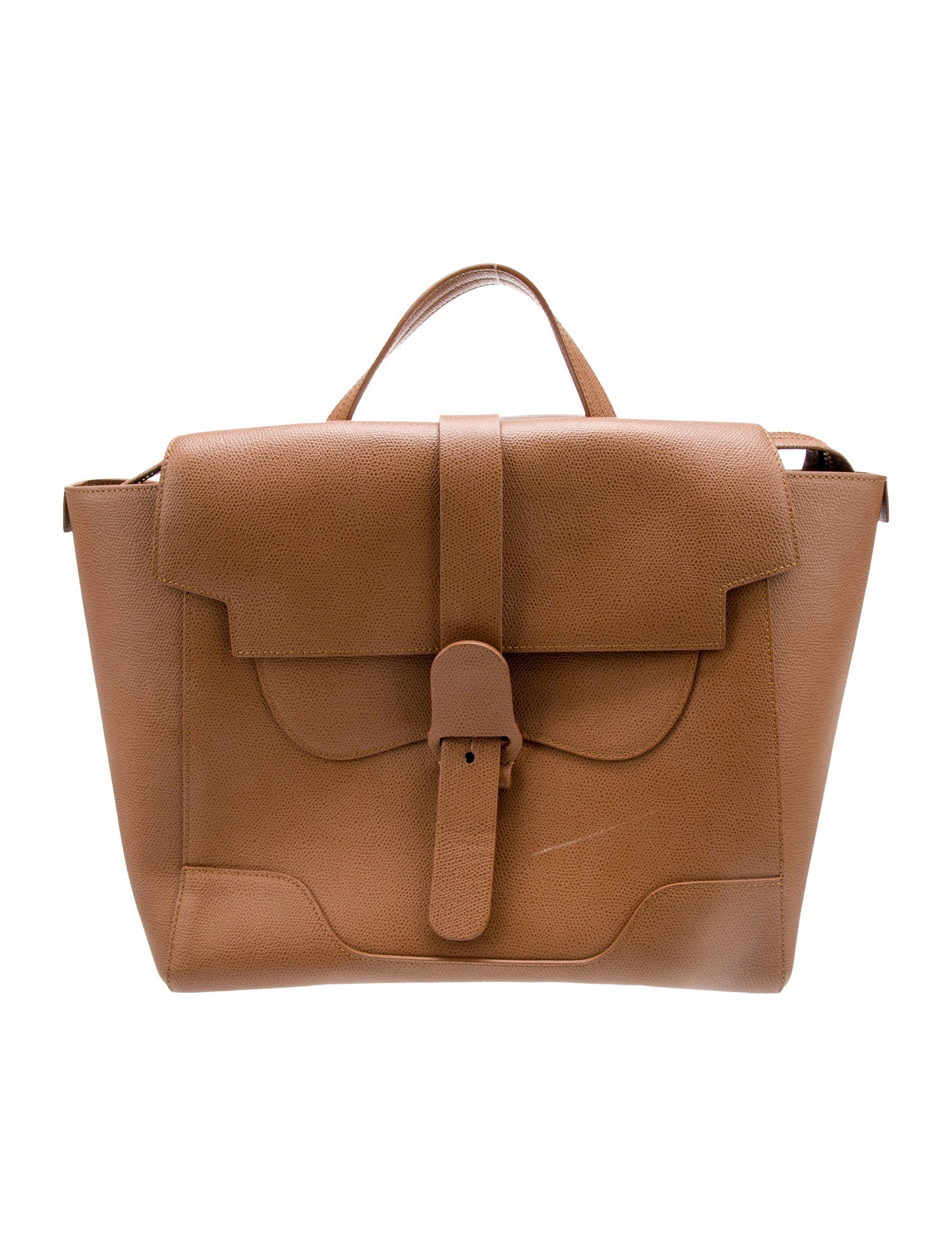 Senreve Saffiano Leather Top Handle Bag