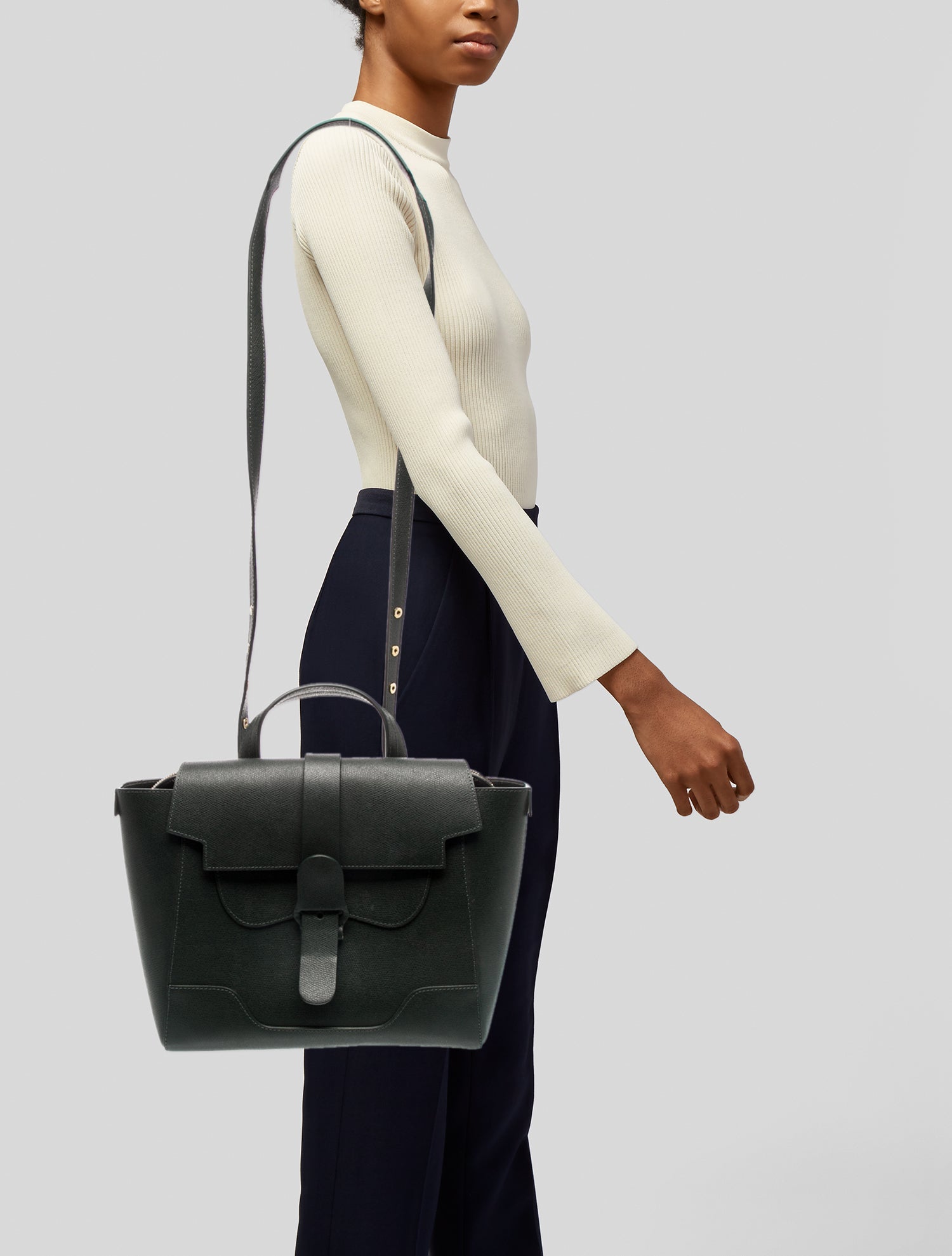 Senreve Leather Shoulder Bag