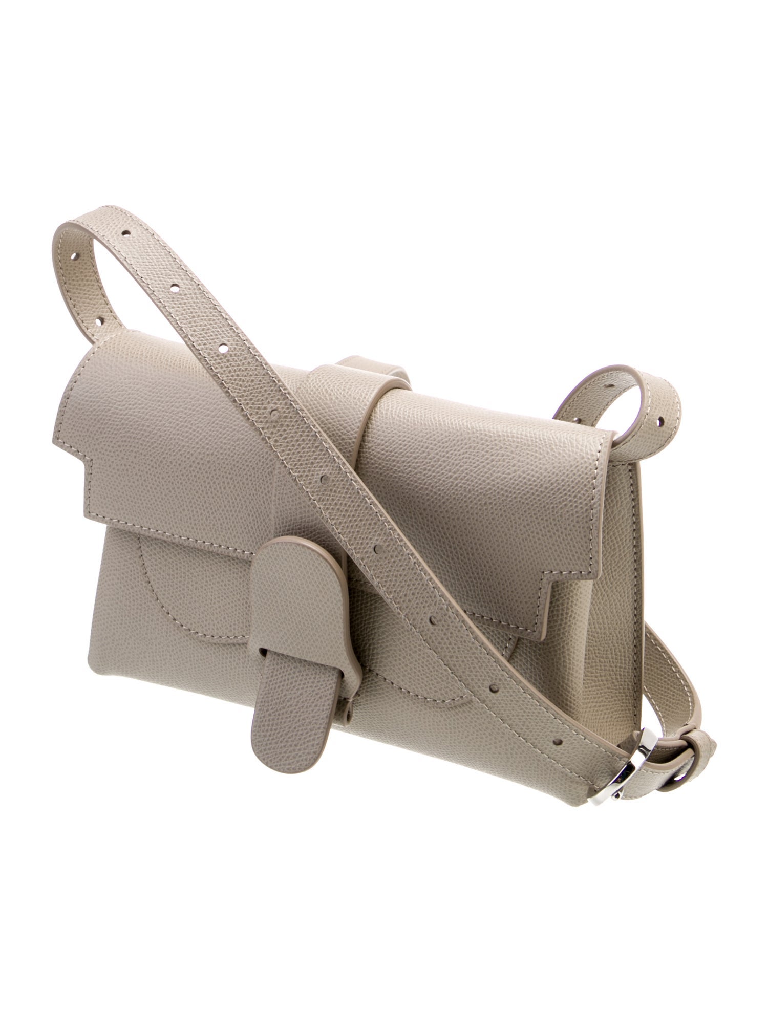 Senreve Embossed Leather Shoulder Bag