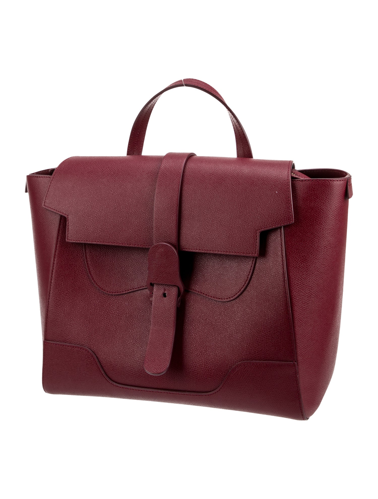 Senreve Saffiano Leather Top Handle Bag