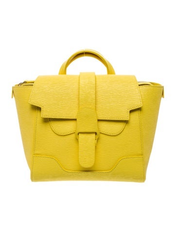 Pre-owned Senreve Leather Backpack In Yellow