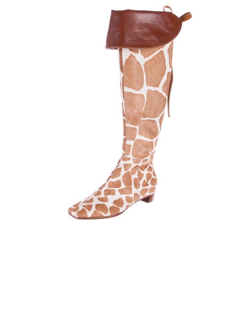 Sergio Rossi Ponyhair Boots