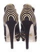 Sergio Rossi Metallic Stripe Booties