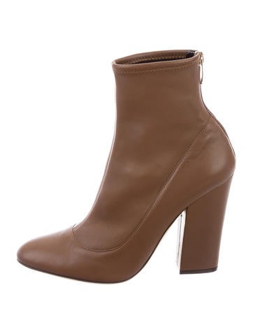 Sergio Rossi 2017 Virginia Leather Ankle Boots