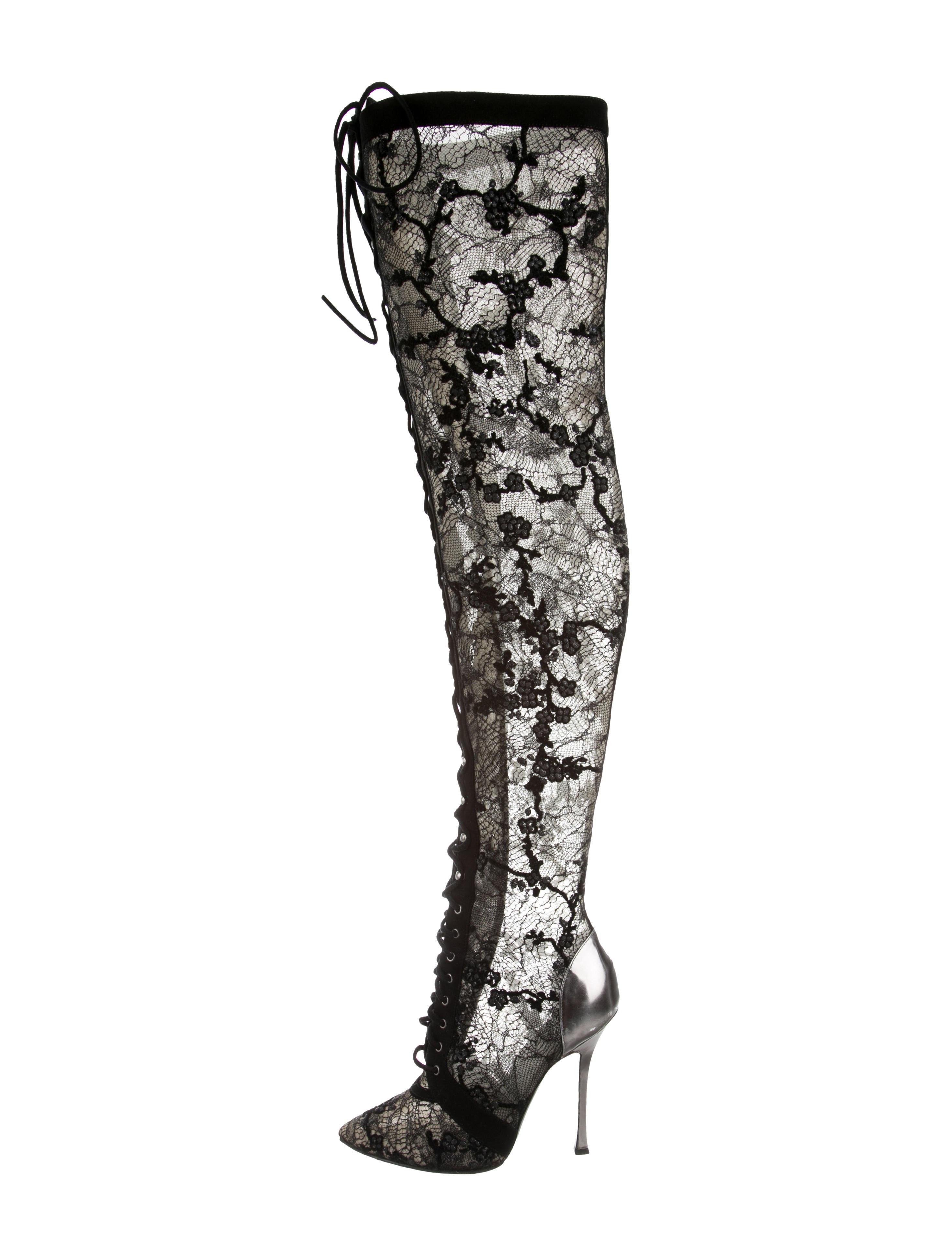 sergio rossi lace up boots