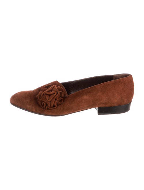 Sergio Rossi Suede Loafers Brown