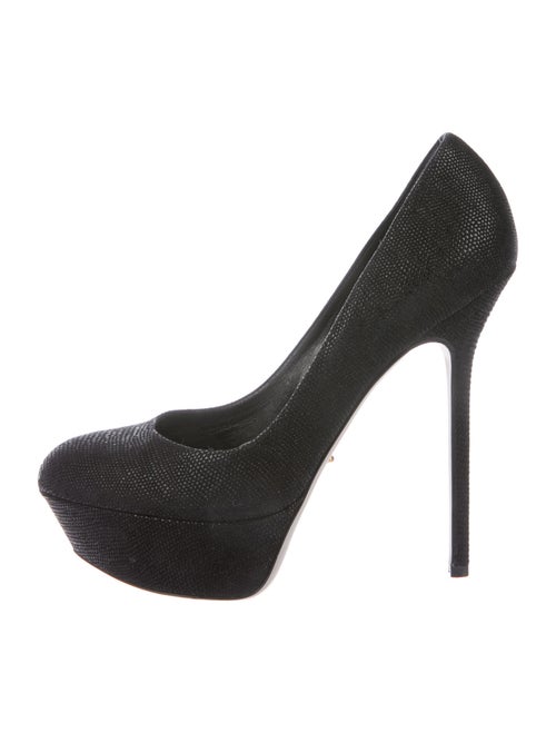 Sergio Rossi Piper Suede Pumps Black