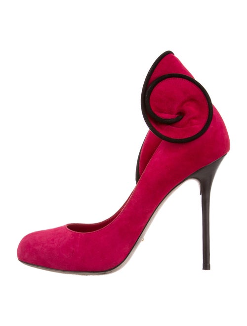 Sergio Rossi Suede Pumps Black