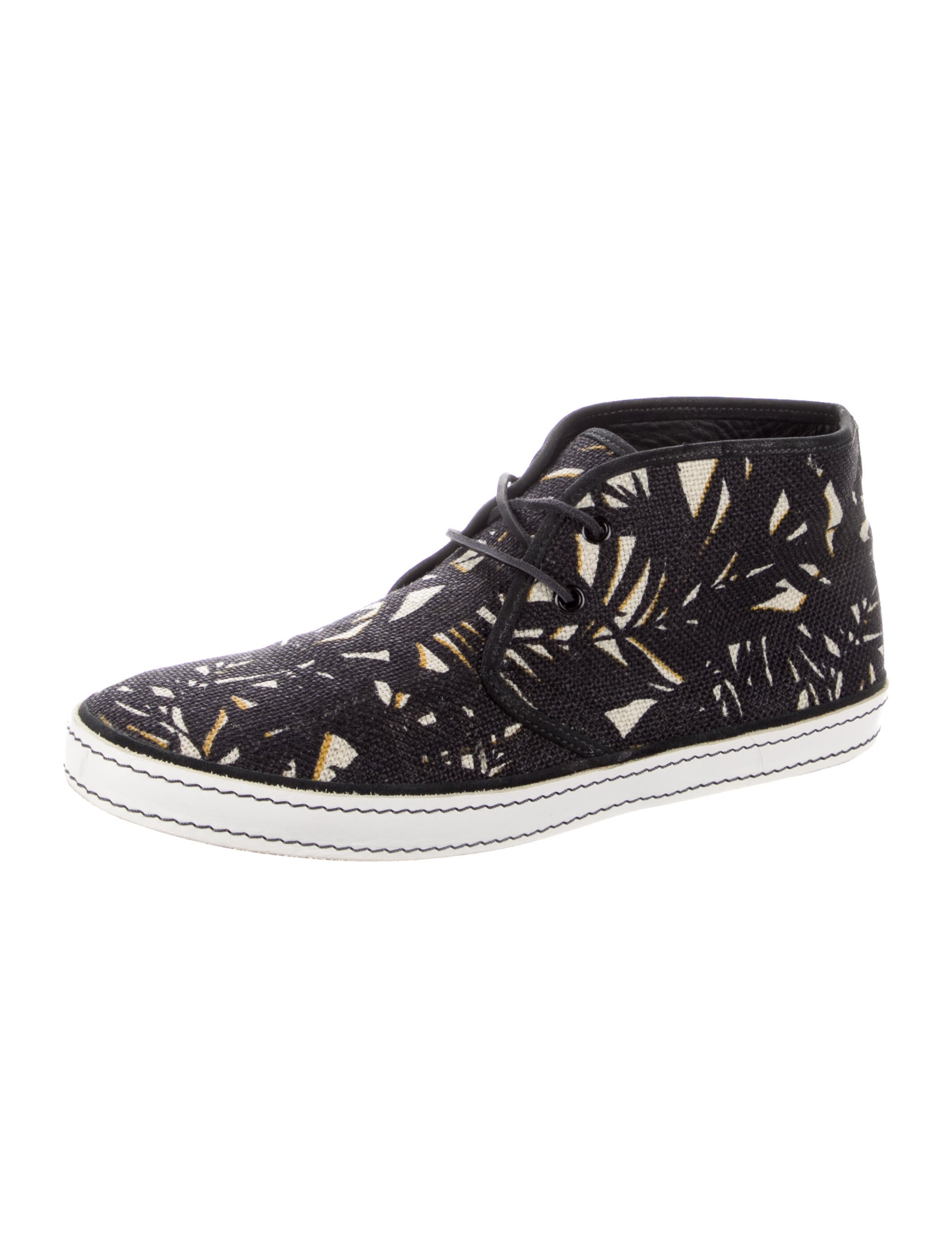 Sergio Rossi Canvas Printed Sneakers