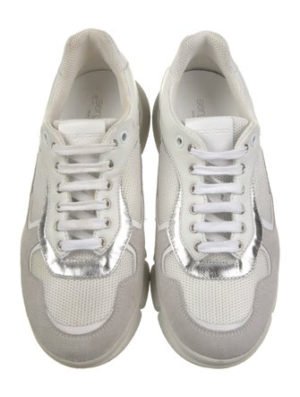 Sergio Rossi Leather Sneakers