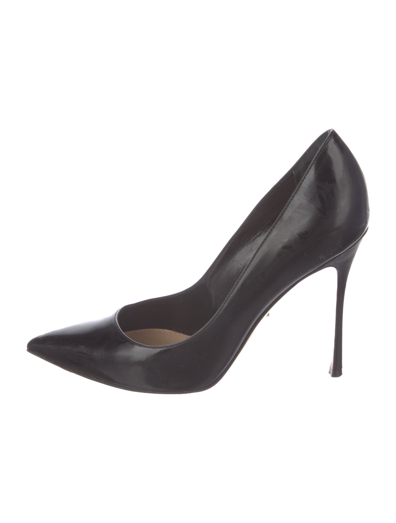 sergio rossi leather pumps