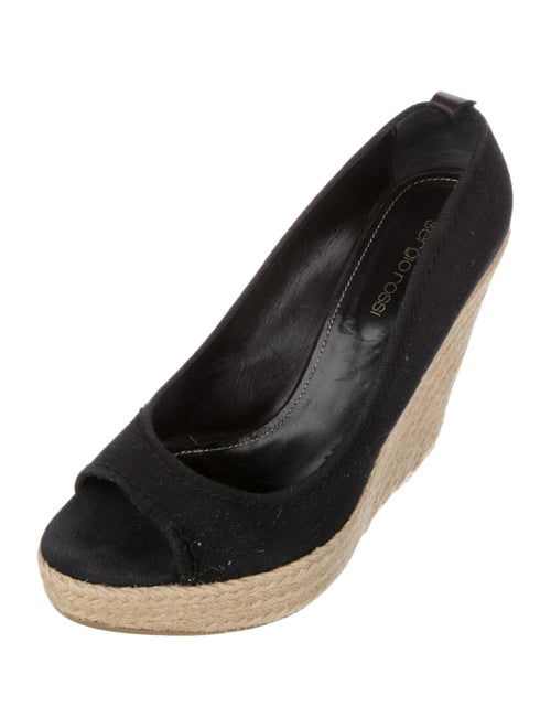 Sergio Rossi Canvas Espadrilles