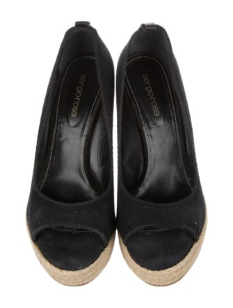 Sergio Rossi Canvas Espadrilles