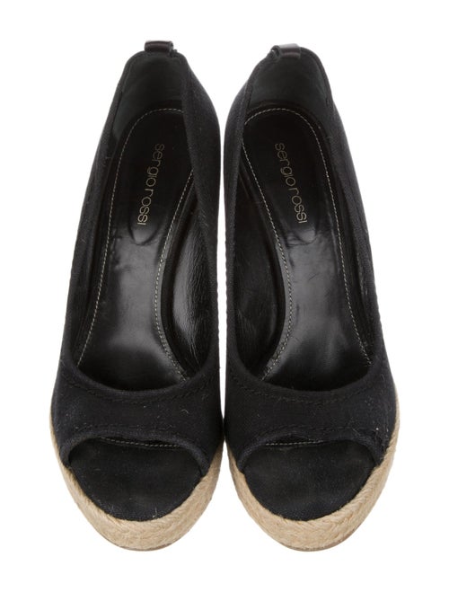 Sergio Rossi Canvas Espadrilles