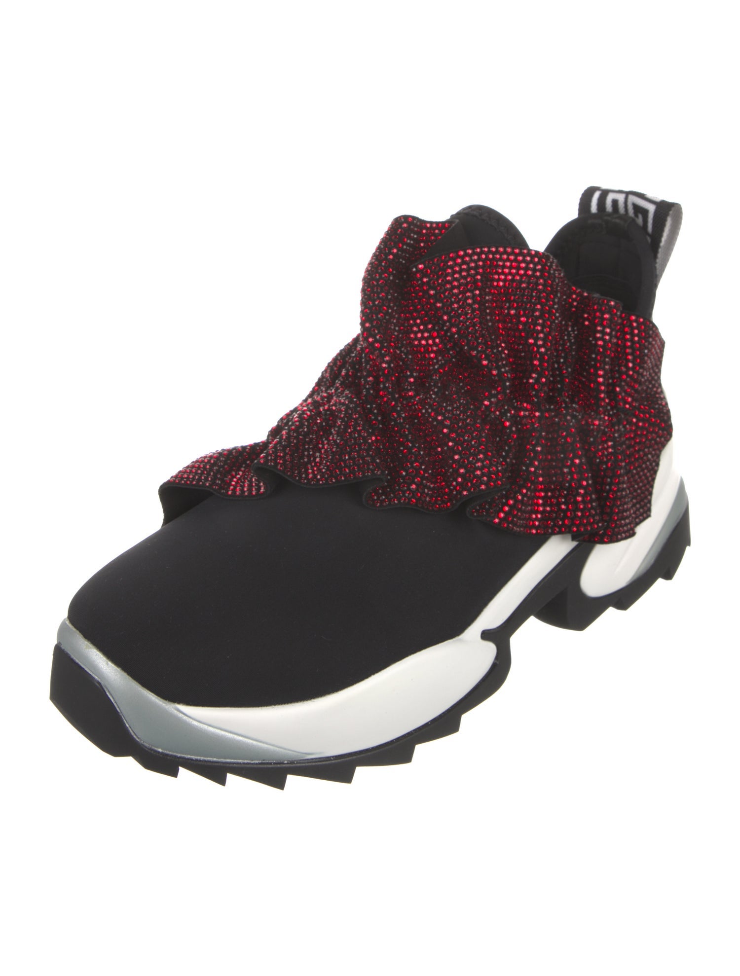 Sergio Rossi Neoprene Printed Sneakers w/ Tags