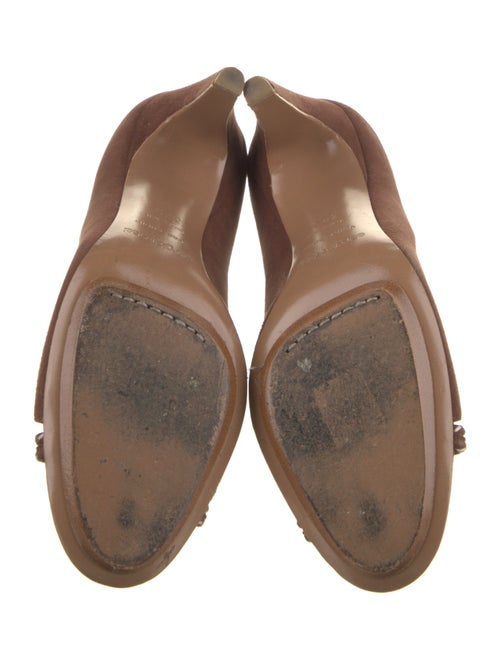 Sergio Rossi Suede Slingback Sandals