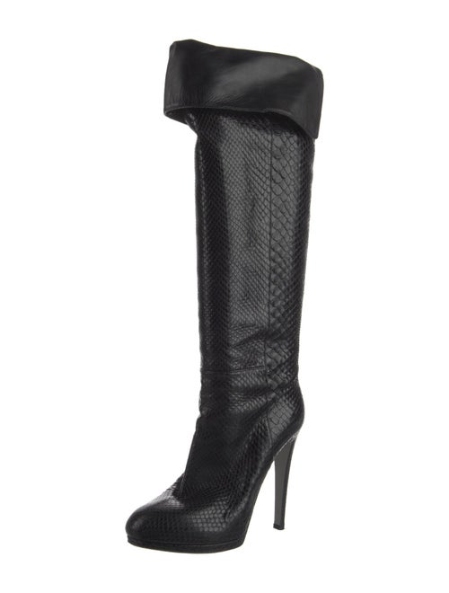 Sergio Rossi Snakeskin Boots