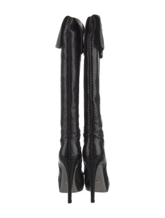 Sergio Rossi Snakeskin Boots