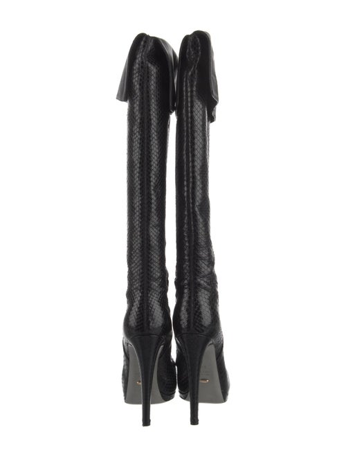 Sergio Rossi Snakeskin Boots