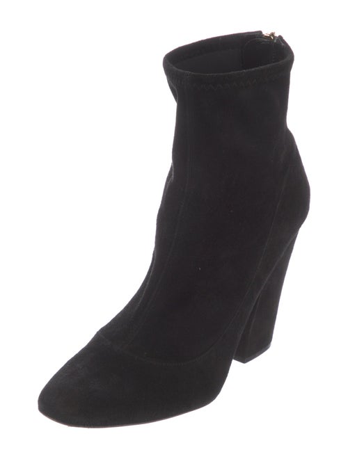 Sergio Rossi Suede Sock Boots