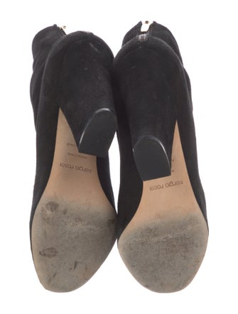 Sergio Rossi Suede Sock Boots