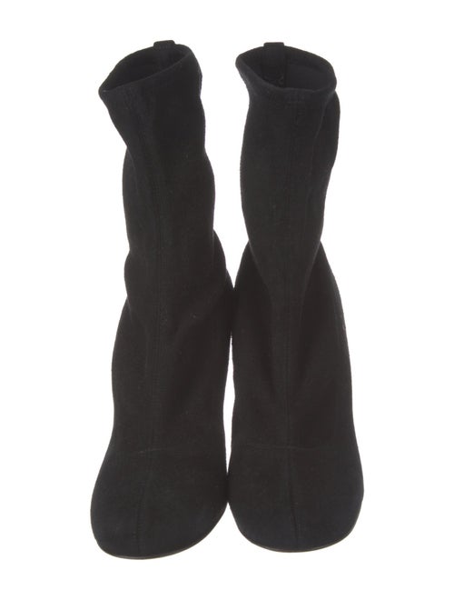 Sergio Rossi Suede Sock Boots