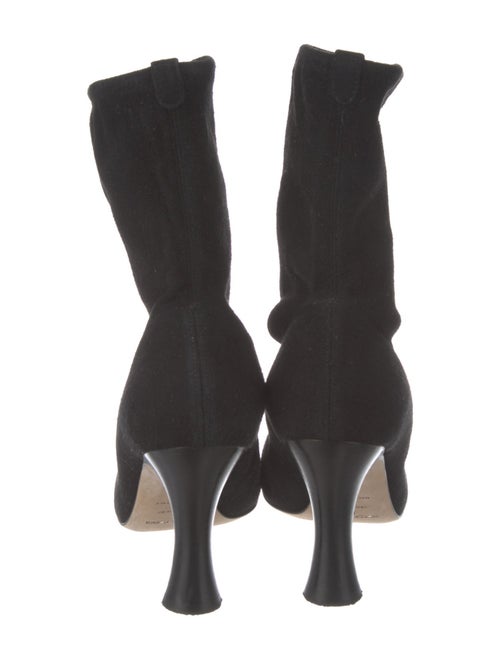 Sergio Rossi Suede Sock Boots
