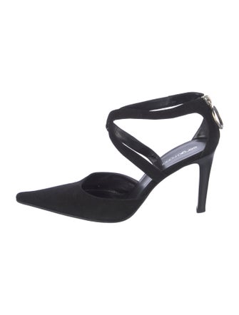Sergio Rossi Suede Mules