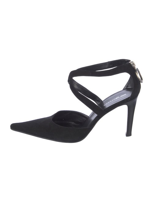 Sergio Rossi Suede Mules