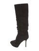 Sergio Rossi Suede Slouch Boots