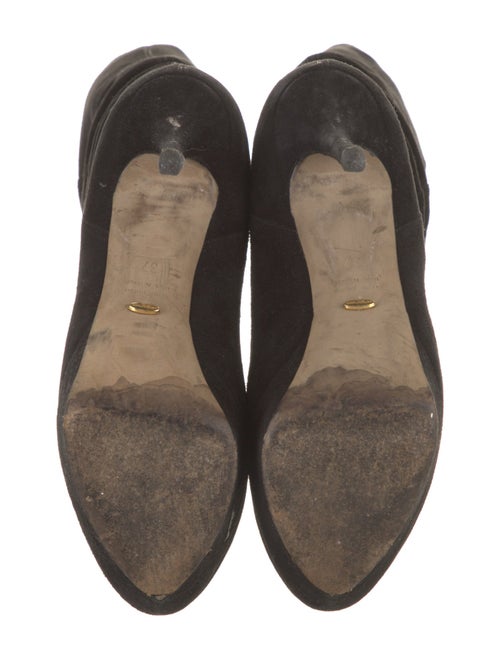 Sergio Rossi Suede Slouch Boots
